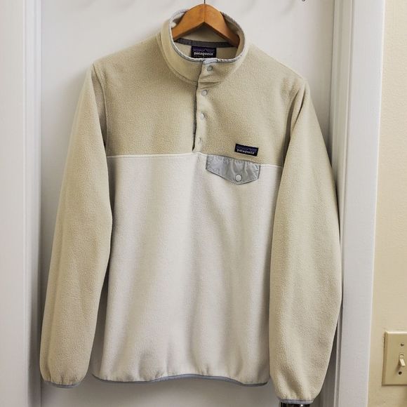 🤩cutest Patagonia synchilla fleece pullover size small - Picture 2 of 5